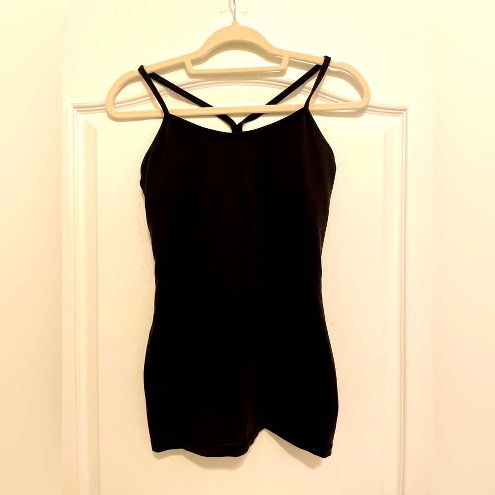 Black Lululemon Spaghetti Strap Tank. Size 6.